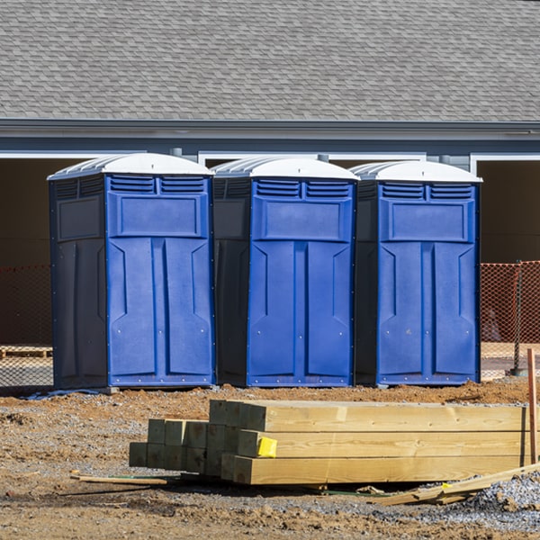 is there a specific order in which to place multiple porta potties in Palmer IA